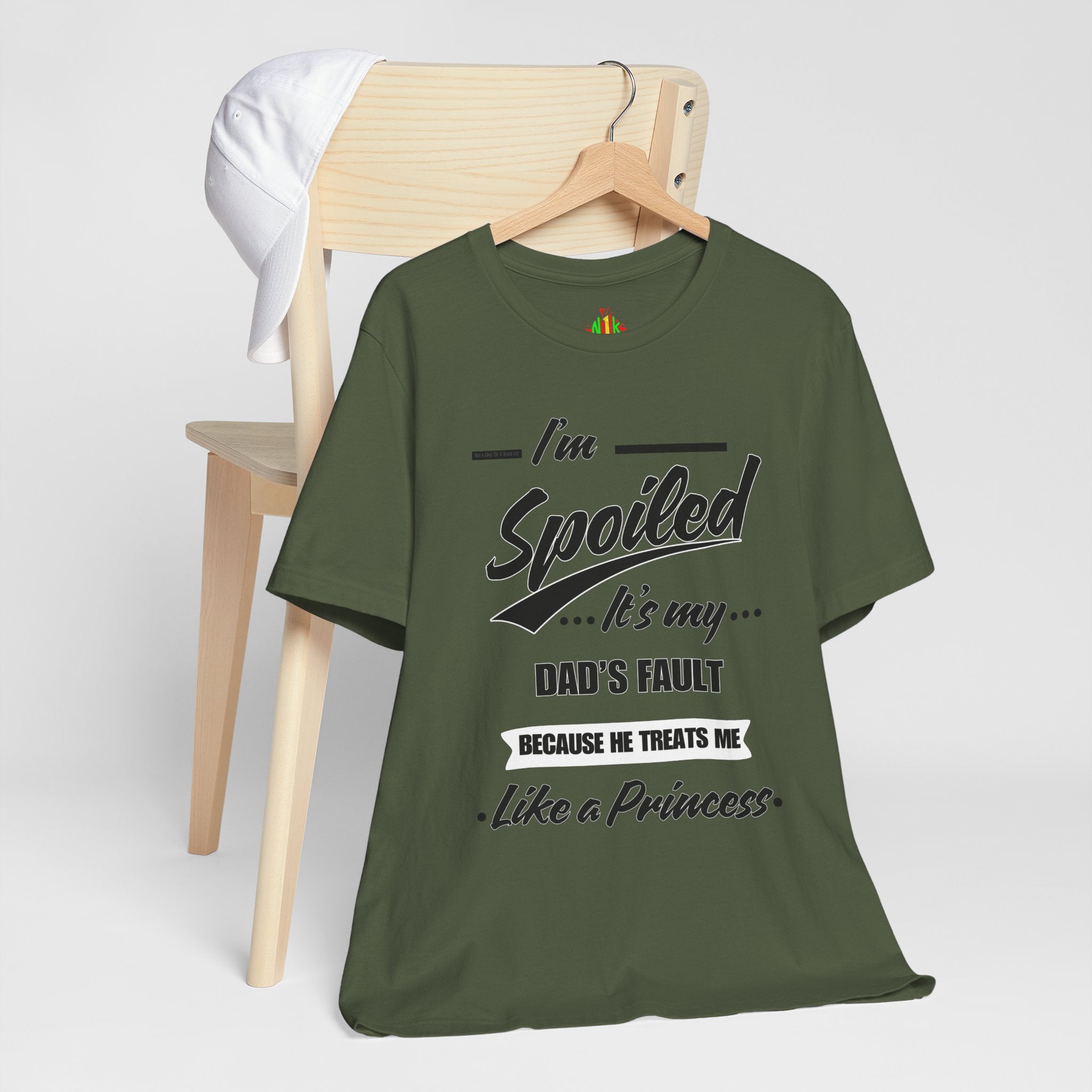 Spoiled Princess T-Shirt - Perfect Gift for Dads, Birthday and Celebration
